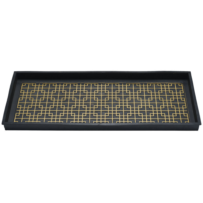 Logan Arrow 34in x 14in Non-Slip Outdoor Rubber Boot Tray