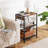 3-Tier Mobile Printer Stand with Storage and Charging Station-92929866