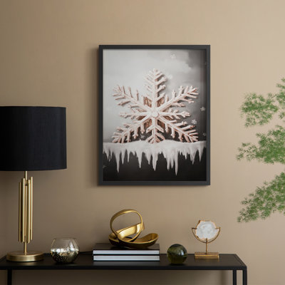 Art des Fêtes de Noël - série 2-CCGVVII, reproduction encadrée - bois massif