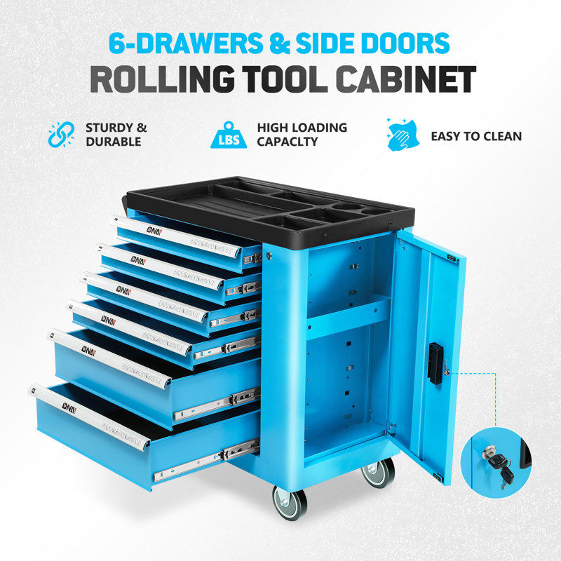 19 in. W Steel Bottom Rollaway Chest