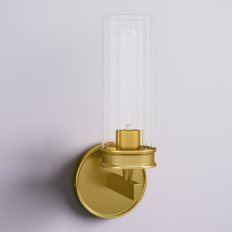 Madelyn Armed Sconce, Satin Brass