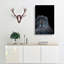 Great Grey Owl in Abstract - Wrapped Canvas-55317364