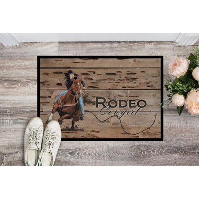 Non-Slip Striped Indoor Doormat