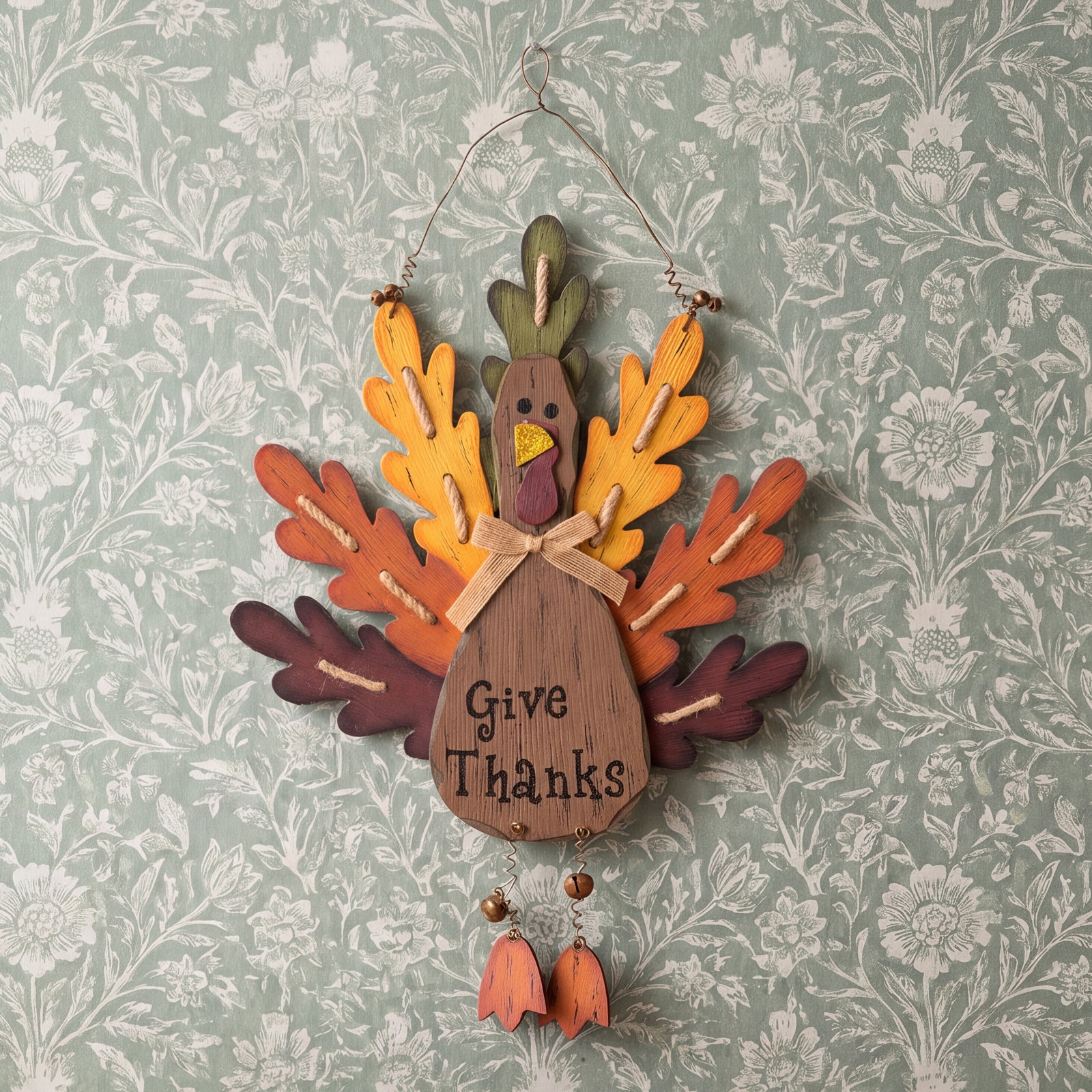 Wooden Turkey Wall Decor