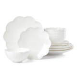 Studio 1414 Scallop 12 Piece Dinnerware Set