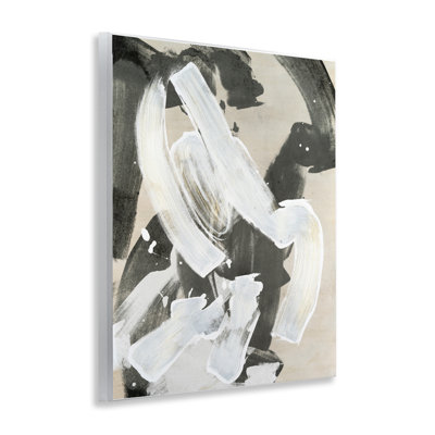 «Chaotic White Paint Steak Wall Art» par Joris Hoefnagel