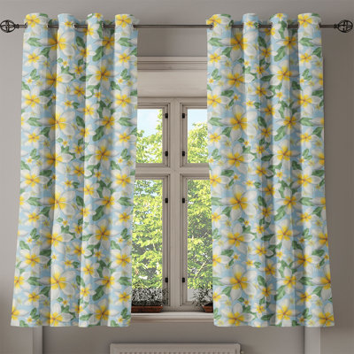 Semi Sheer Curtain Pair
