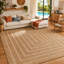 Navay Indoor & Outdoor Boho Jute-Look Rug Tan/Brown-1054798161