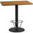 Basnight Rectangular Laminate Table Top with Round Bar Height Table Base and Foot Ring-1068121045-1068121042