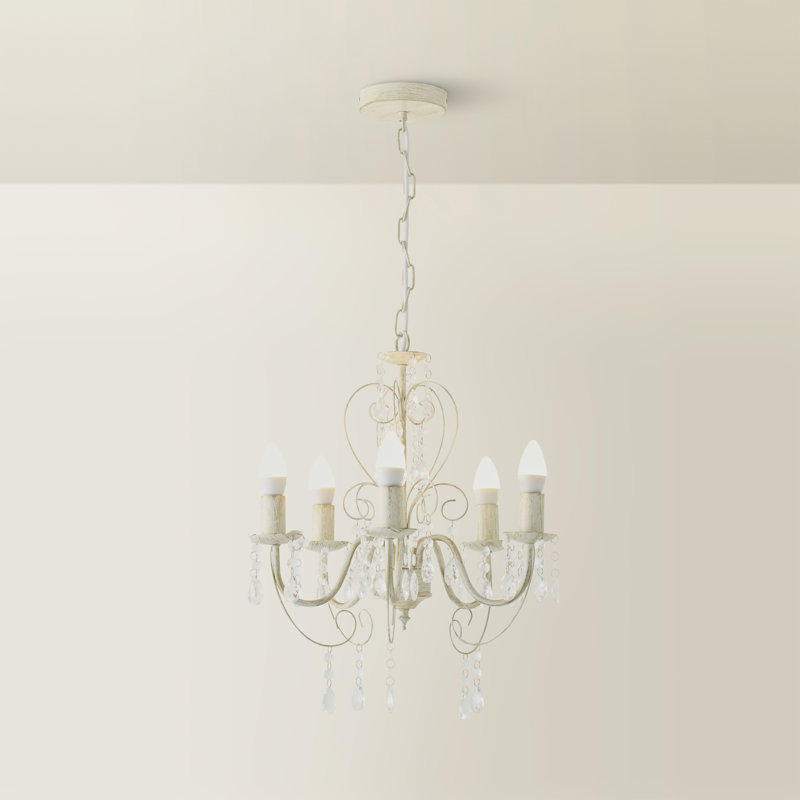 Mayflower 5 - Light Candle Style Chandelier