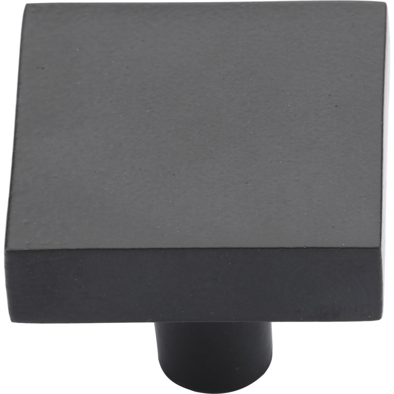 Poignée carrée à disque, 1.25, Noir mat