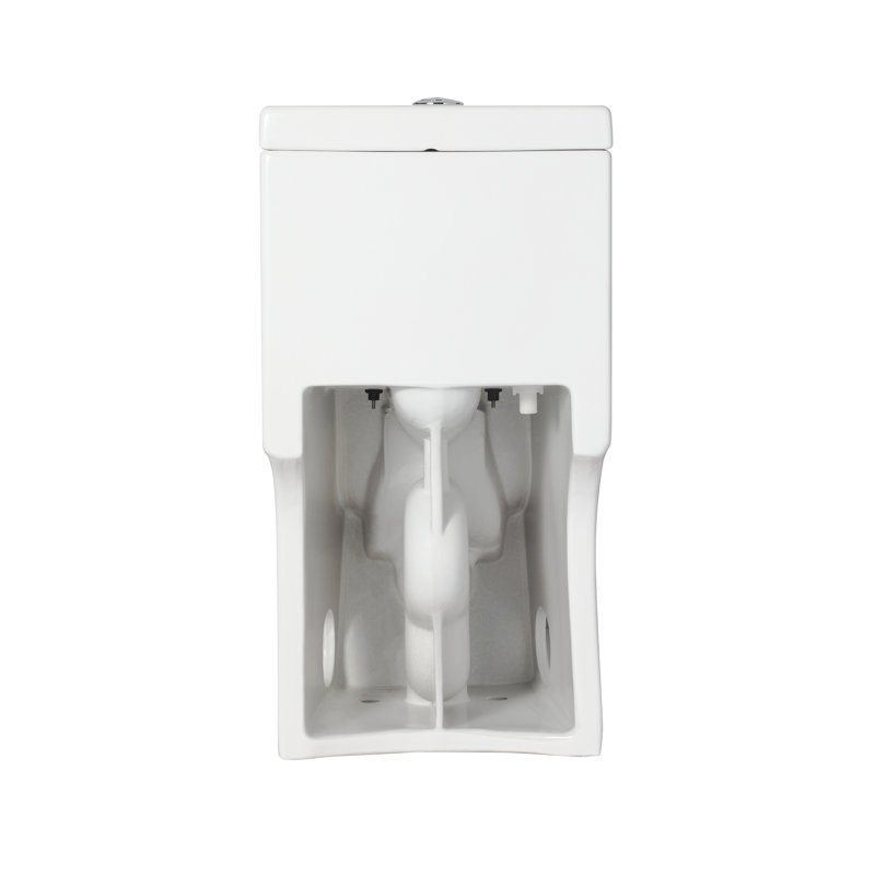 Denbigh 1.1/1.6 GPF Dual Flush Chair Height Elongated Bowl Comfort Height One-Piece Toilet (Seat Included), Top