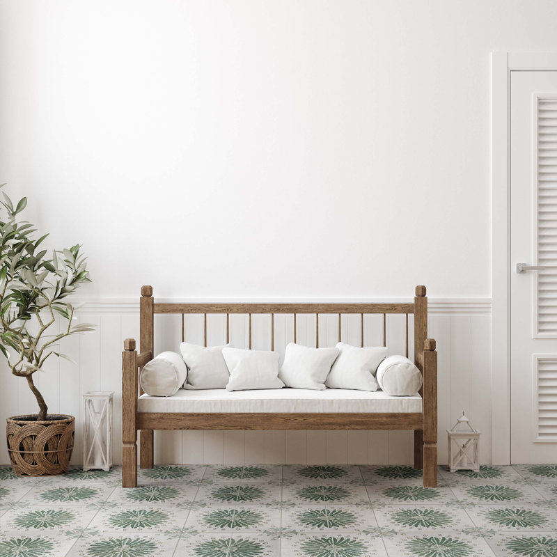 Carreau de céramique à motif mural 12,75 po x 12,75 po Klinker Retro Blanco