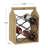 6 Bottle Tabletop Wine Bottle Rack in Beige