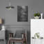 «Black Plant» par Design Fabrikken, art mural en métal-1921848906