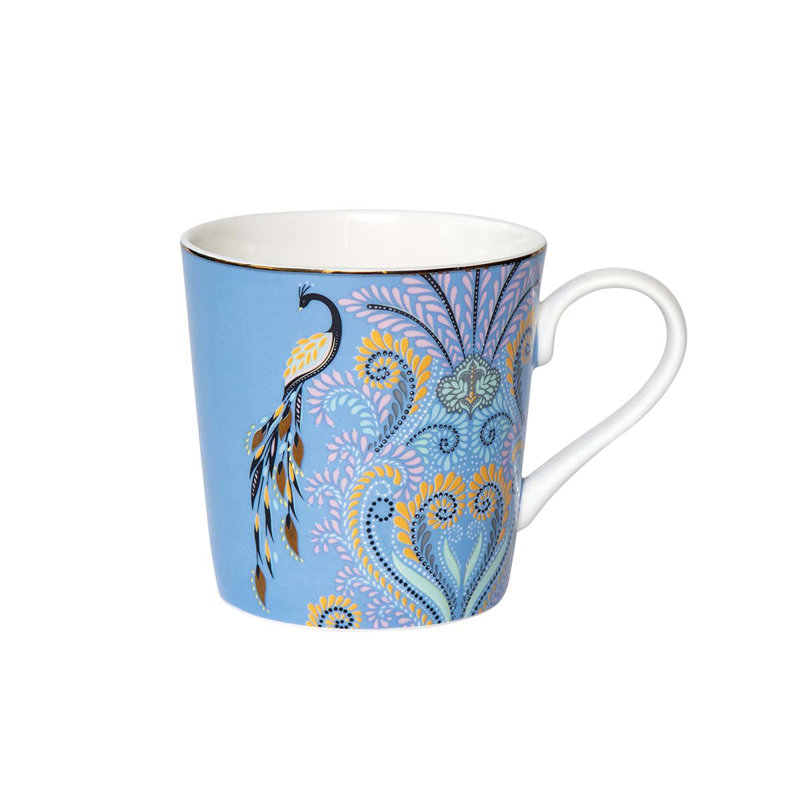 Sara Miller London, Peacock Filigree Mug
