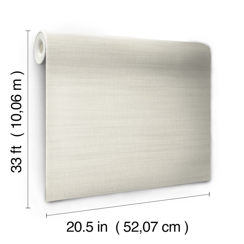 Papier peint en lin délavé, Beige