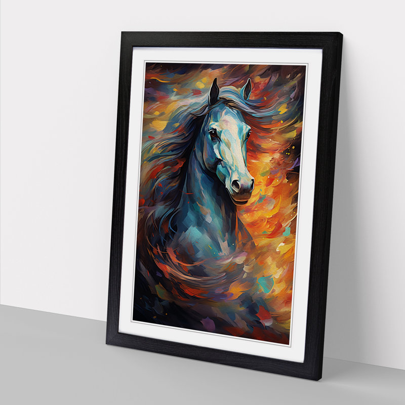 Horse Abstract - Framed Print