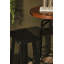 Counter Stool with Solid Wood Frame