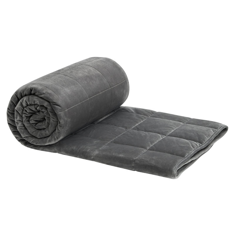 Devpal Throw Blanket, Grey, W200 x L230cm