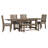 Trevion 6-person Extendable Solid Wood Dining Set
