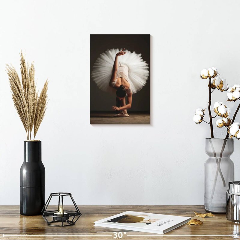 Enn Posed Ballet Dancer, 12" H x 8" W