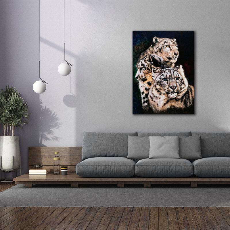 «The 3 Graces» par Barbara Keith, art mural sur toile, H 54 po x l 40 po x P 1,5 po