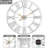  Large 16" Roman Numeral Decorative Wall Clock-1303128697