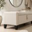 Repose-pieds avec rangement, banc de repose-pieds avec charnière de sécurité, poids de 350 lb-1602577851