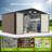 Galvanized Steel Horizontal Storage Shed-93574006-93574008