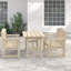 Gosnold 4 - Person Wood Patio Dining Set with Rectangular Table