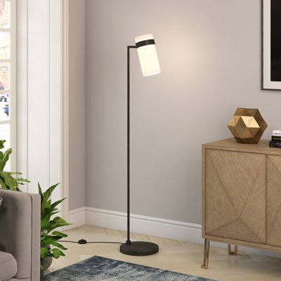 Marsden 60'' Blackened Bronze Task Floor Lamp