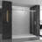 60'' W 76'' H Frameless Rectangle Reversible Shower Stall-61927892