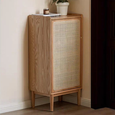 Armoire à chaussures en rotin