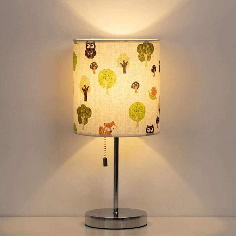 Lampe de table argentée 16,3 po Talat