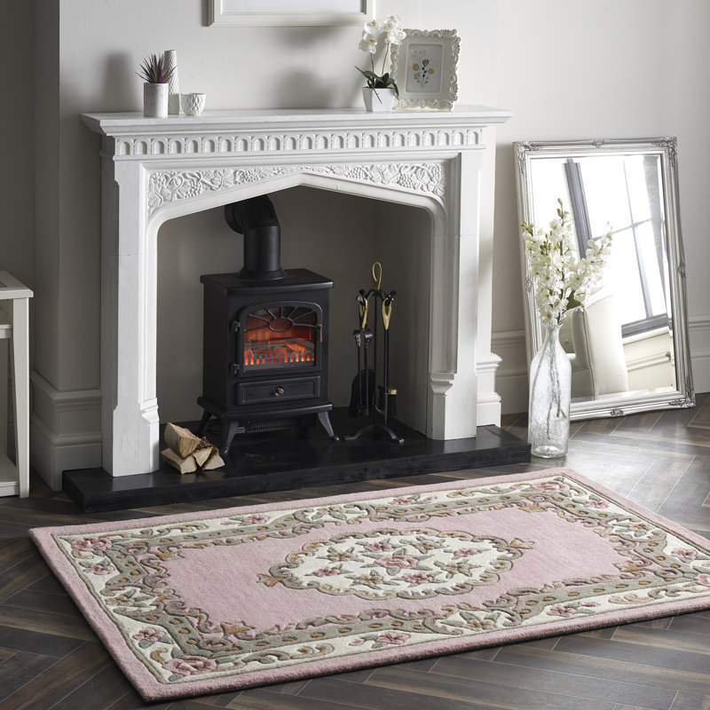 Comfort Oriental Wool Hand Woven Pink, Rectangle 150 x 240cm