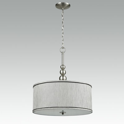 Eyas 3 - Light Dimmable Drum Chandelier