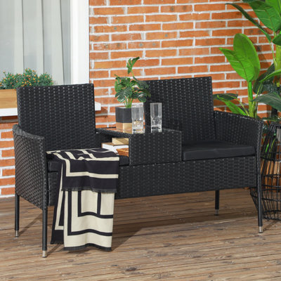 Chaise de patio avec coussins Bromelaid