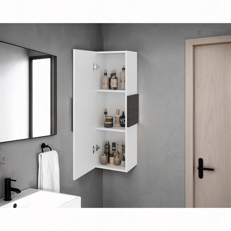 Pharmacie avec 3 tablettes intérieures