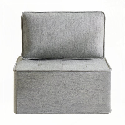 Chaise rembourrée sans accoudoirs