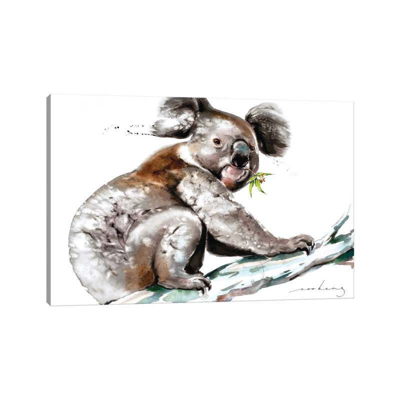 Koala Munch by Soo Beng Lim - Wrapped Canvas Gallery-Wrapped Canvas Giclée