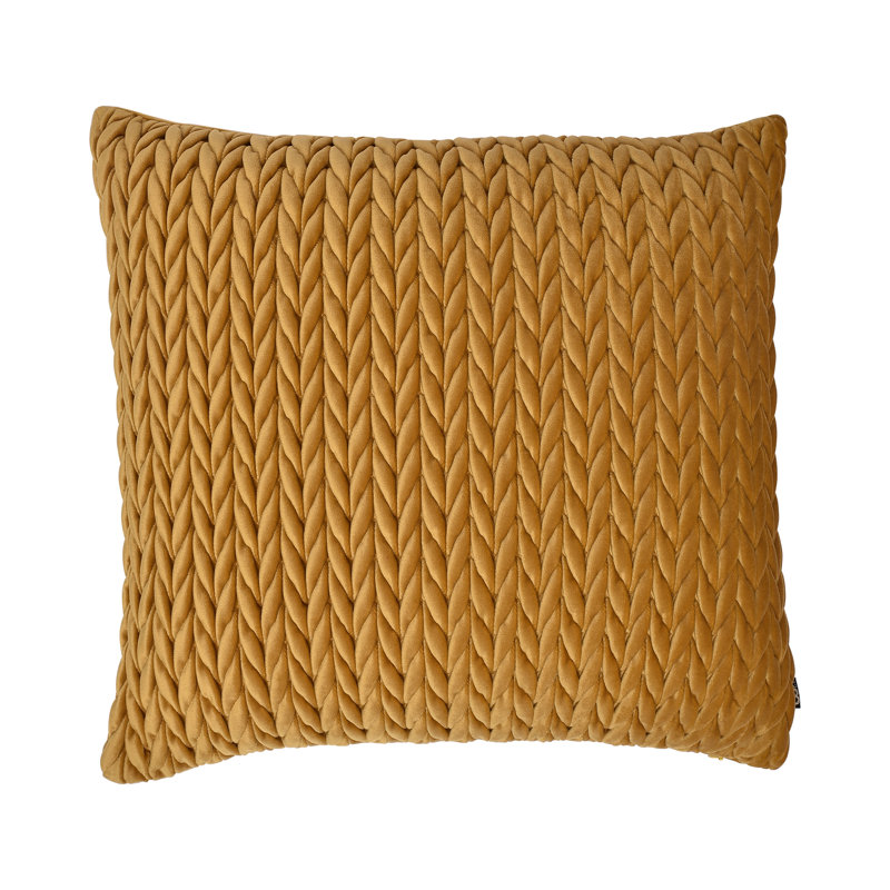 Amory Chevron Square Scatter Cushion Cushion Cover, Gold