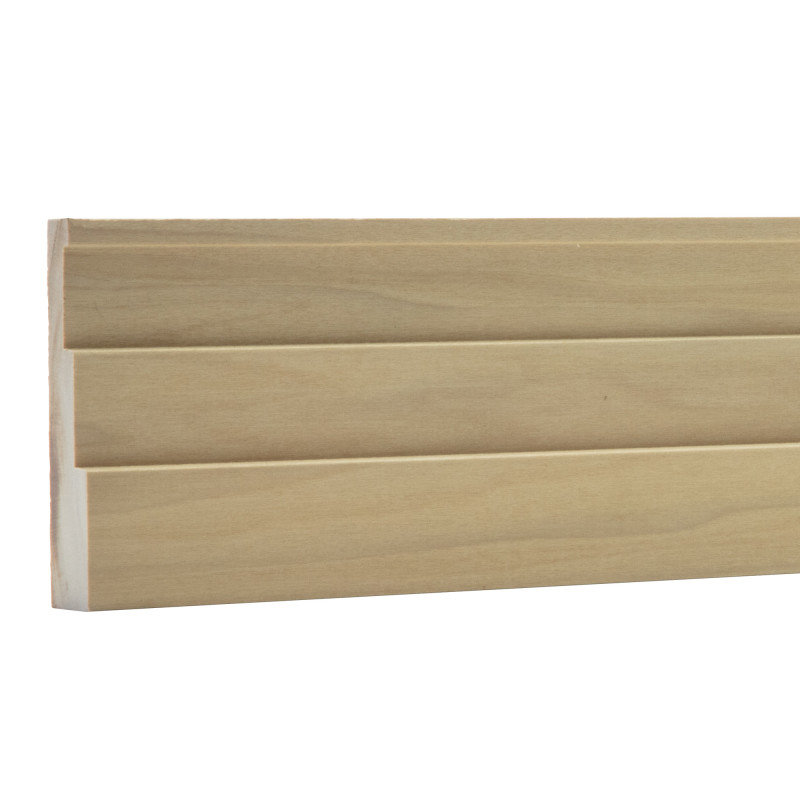 Unfinished Poplar Wood Sawtooth Casing Moulding 92"