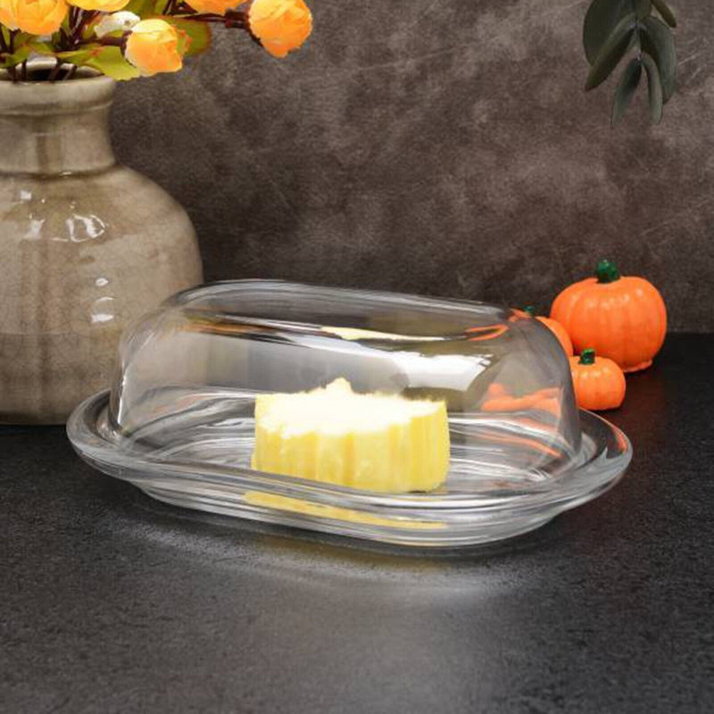 Pasabahce Glass Butter Dish