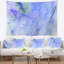 Tapisserie abstraite veines de marbre bleu clair-28496716