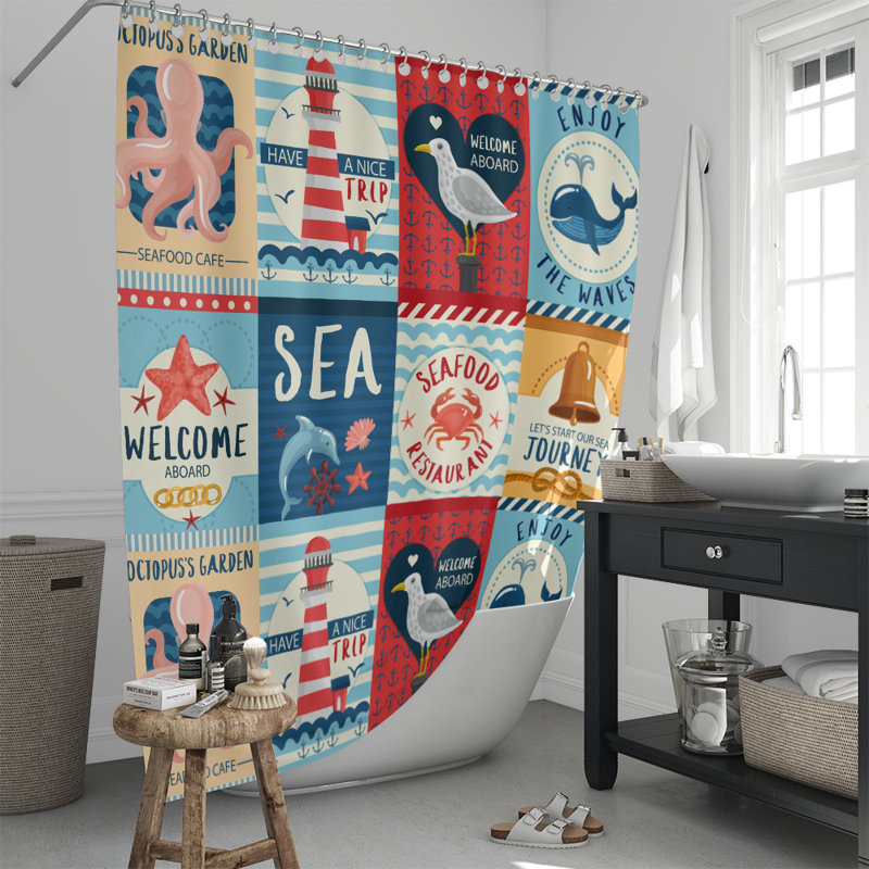 Robillard Shower Curtain, 83" H x 70" W
