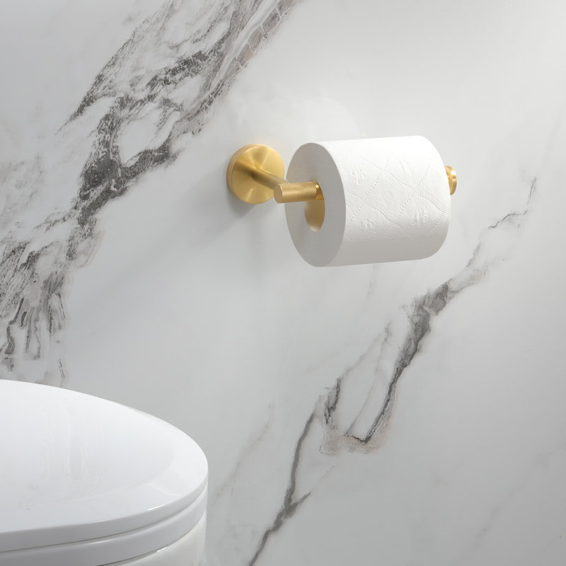 Porte-papier Somma Euro, Laiton satiné