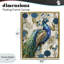 Cadre flottant Peacock Pride Botanicals, design par Kim Allen-1136388348-1136388339