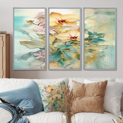 Ballantine - Orchid Wall Art Print Set