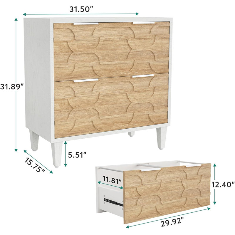 Wood Storage Cabinet,File Cabinet with Drawer